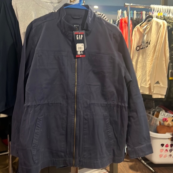 Gap women’s jacket lightweight size large blue color zip up nwt - Picture 11 of 11